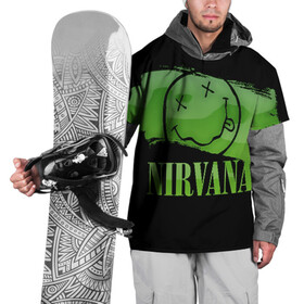 Накидка на куртку 3D с принтом Nirvana в городе Новоалтайск, 100% полиэстер |  | Тематика изображения на принте: bleach | blew | cobain | dave | geffen | hormoaning | in utero | incesticide | krist | kurt | nevermind | nirvana | novoselic | rock | vevo | геффен | курт кобейн | нирвана | рок