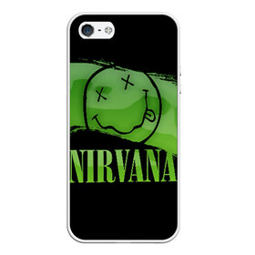 Чехол для iPhone 5/5S матовый с принтом Nirvana в городе Новоалтайск, Силикон | Область печати: задняя сторона чехла, без боковых панелей | bleach | blew | cobain | dave | geffen | hormoaning | in utero | incesticide | krist | kurt | nevermind | nirvana | novoselic | rock | vevo | геффен | курт кобейн | нирвана | рок