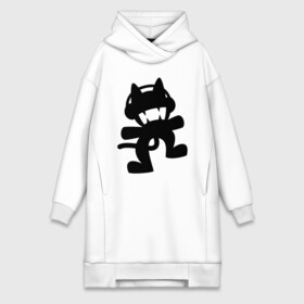 Платье-худи хлопок с принтом MONSTERCAT в городе Новоалтайск,  |  | cat | monster | monster cat | monstercat | кот | монстеркет