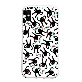 Чехол для iPhone XS Max матовый с принтом ЪУЪ СЪУКА ГЛИТЧ в городе Новоалтайск, Силикон | Область печати: задняя сторона чехла, без боковых панелей | Тематика изображения на принте: cat | mem | memes | интернет приколы | кот | мем | мем кот | ъуъ | ъуъ съука