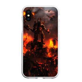 Чехол для iPhone XS Max матовый с принтом WARHAMMER 40K в городе Новоалтайск, Силикон | Область печати: задняя сторона чехла, без боковых панелей | abaddon | armada | battlefleet gothic | black legion | warhammer 40k | абаддон | чёрный легион