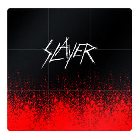 Магнитный плакат 3Х3 с принтом SLAYER (14) в городе Новоалтайск, Полимерный материал с магнитным слоем | 9 деталей размером 9*9 см | metal | music | rock | slayer | метал | музыка | рок