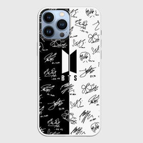 Чехол для iPhone 13 Pro Max с принтом BTS АВТОГРАФЫ в городе Новоалтайск,  |  | bangtan boys | bt21 | bts | бтс