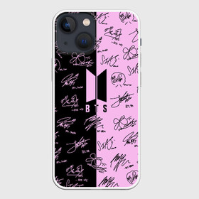Чехол для iPhone 13 mini с принтом BTS АВТОГРАФЫ | БТС в городе Новоалтайск,  |  | bangtan boys | bt21 | bts | бтс