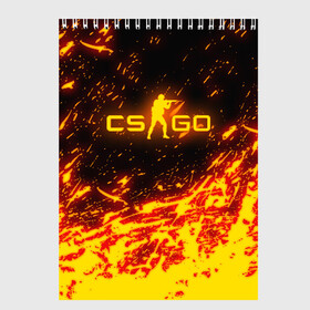Скетчбук с принтом CS GO FIRE в городе Новоалтайск, 100% бумага
 | 48 листов, плотность листов — 100 г/м2, плотность картонной обложки — 250 г/м2. Листы скреплены сверху удобной пружинной спиралью | Тематика изображения на принте: astralis | awp | counter strike | cs go | cs go global offensive | faze clan | hyper beast | team liquid | астралис | тим ликвид | фейз клан | хайпер бист