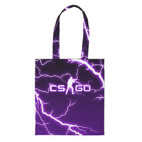 Сумка 3D повседневная с принтом CS GO LIGHTNING STYLE в городе Новоалтайск, 100% полиэстер | Плотность: 200 г/м2; Размер: 34×35 см; Высота лямок: 30 см | astralis | awp | counter strike | cs go | cs go global offensive | faze clan | hyper beast | team liquid | thunder | астралис | молнии | тим ликвид | фейз клан | хайпер бист | шторм