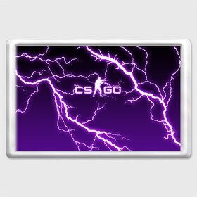 Магнит 45*70 с принтом CS GO LIGHTNING STYLE  в городе Новоалтайск, Пластик | Размер: 78*52 мм; Размер печати: 70*45 | astralis | awp | counter strike | cs go | cs go global offensive | faze clan | hyper beast | team liquid | thunder | астралис | молнии | тим ликвид | фейз клан | хайпер бист | шторм
