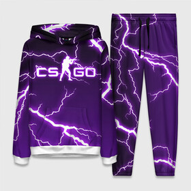 Женский костюм 3D (с толстовкой) с принтом CS GO LIGHTNING STYLE в городе Новоалтайск,  |  | astralis | awp | counter strike | cs go | cs go global offensive | faze clan | hyper beast | team liquid | thunder | астралис | молнии | тим ликвид | фейз клан | хайпер бист | шторм