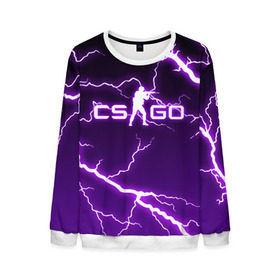 Мужской свитшот 3D с принтом CS GO LIGHTNING STYLE в городе Новоалтайск, 100% полиэстер с мягким внутренним слоем | круглый вырез горловины, мягкая резинка на манжетах и поясе, свободная посадка по фигуре | astralis | awp | counter strike | cs go | cs go global offensive | faze clan | hyper beast | team liquid | thunder | астралис | молнии | тим ликвид | фейз клан | хайпер бист | шторм