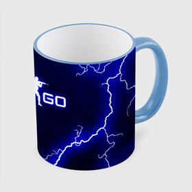 Кружка с полной запечаткой с принтом CS GO LIGHTNING STYLE в городе Новоалтайск, керамика | ёмкость 330 мл | astralis | awp | counter strike | cs go | cs go global offensive | faze clan | hyper beast | team liquid | thunder | астралис | молнии | тим ликвид | фейз клан | хайпер бист | шторм