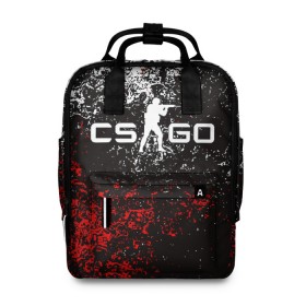 Женский рюкзак 3D с принтом CS GO DIRTY STYLE в городе Новоалтайск, 100% полиэстер | лямки с регулируемой длиной, сверху ручки, чтобы рюкзак нести как сумку. Основное отделение закрывается на молнию, как и внешний карман. Внутри два дополнительных кармана, один из которых закрывается на молнию. По бокам два дополнительных кармашка, куда поместится маленькая бутылочка
 | Тематика изображения на принте: astralis | awp | counter strike | cs go | cs go global offensive | faze clan | hyper beast | team liquid | астралис | тим ликвид | фейз клан | хайпер бист