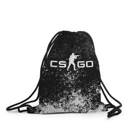 Рюкзак-мешок 3D с принтом CS GO DIRTY STYLE в городе Новоалтайск, 100% полиэстер | плотность ткани — 200 г/м2, размер — 35 х 45 см; лямки — толстые шнурки, застежка на шнуровке, без карманов и подкладки | astralis | awp | counter strike | cs go | cs go global offensive | faze clan | hyper beast | team liquid | астралис | тим ликвид | фейз клан | хайпер бист