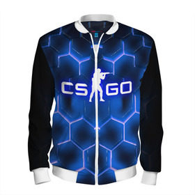 Мужской бомбер 3D с принтом CS GO ARMOR в городе Новоалтайск, 100% полиэстер | застегивается на молнию, по бокам два кармана без застежек, по низу бомбера и на воротнике - эластичная резинка | astralis | awp | counter strike | cs go | cs go global offensive | faze clan | hyper beast | team liquid | астралис | тим ликвид | фейз клан | хайпер бист
