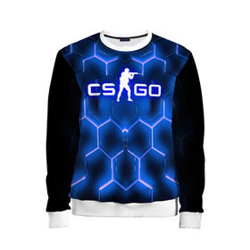 Детский свитшот 3D с принтом CS GO ARMOR в городе Новоалтайск, 100% полиэстер | свободная посадка, прямой крой, мягкая тканевая резинка на рукавах и понизу свитшота | Тематика изображения на принте: astralis | awp | counter strike | cs go | cs go global offensive | faze clan | hyper beast | team liquid | астралис | тим ликвид | фейз клан | хайпер бист