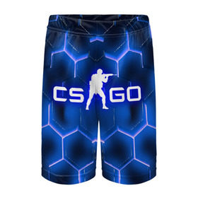 Детские спортивные шорты 3D с принтом CS GO ARMOR в городе Новоалтайск,  100% полиэстер
 | пояс оформлен широкой мягкой резинкой, ткань тянется
 | astralis | awp | counter strike | cs go | cs go global offensive | faze clan | hyper beast | team liquid | астралис | тим ликвид | фейз клан | хайпер бист