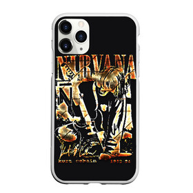 Чехол для iPhone 11 Pro Max матовый с принтом Nirvana в городе Новоалтайск, Силикон |  | bleach | blew | cobain | dave | geffen | hormoaning | in utero | incesticide | krist | kurt | nevermind | nirvana | novoselic | rock | vevo | геффен | курт кобейн | нирвана | рок