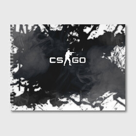 Альбом для рисования с принтом CS GO SMOKE в городе Новоалтайск, 100% бумага
 | матовая бумага, плотность 200 мг. | astralis | awp | counter strike | cs go | cs go global offensive | faze clan | hyper beast | smoke | team liquid | астралис | дым | тим ликвид | фейз клан | хайпер бист