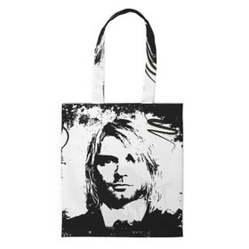 Сумка 3D повседневная с принтом Kurt Cobain в городе Новоалтайск, 100% полиэстер | Плотность: 200 г/м2; Размер: 34×35 см; Высота лямок: 30 см | Тематика изображения на принте: bleach | blew | cobain | dave | geffen | hormoaning | in utero | incesticide | krist | kurt | nevermind | nirvana | novoselic | rock | vevo | геффен | курт кобейн | нирвана | рок