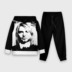 Детский костюм 3D (с толстовкой) с принтом Kurt Cobain в городе Новоалтайск,  |  | Тематика изображения на принте: bleach | blew | cobain | dave | geffen | hormoaning | in utero | incesticide | krist | kurt | nevermind | nirvana | novoselic | rock | vevo | геффен | курт кобейн | нирвана | рок