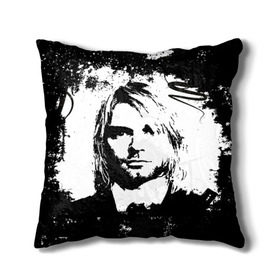 Подушка 3D с принтом Kurt Cobain в городе Новоалтайск, наволочка – 100% полиэстер, наполнитель – холлофайбер (легкий наполнитель, не вызывает аллергию). | состоит из подушки и наволочки. Наволочка на молнии, легко снимается для стирки | Тематика изображения на принте: bleach | blew | cobain | dave | geffen | hormoaning | in utero | incesticide | krist | kurt | nevermind | nirvana | novoselic | rock | vevo | геффен | курт кобейн | нирвана | рок