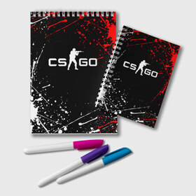 Блокнот с принтом CS GO в городе Новоалтайск, 100% бумага | 48 листов, плотность листов — 60 г/м2, плотность картонной обложки — 250 г/м2. Листы скреплены удобной пружинной спиралью. Цвет линий — светло-серый
 | Тематика изображения на принте: astralis | awp | counter strike | cs go | cs go global offensive | faze clan | hyper beast | team liquid | астралис | тим ликвид | фейз клан | хайпер бист