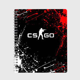 Тетрадь с принтом CS GO в городе Новоалтайск, 100% бумага | 48 листов, плотность листов — 60 г/м2, плотность картонной обложки — 250 г/м2. Листы скреплены сбоку удобной пружинной спиралью. Уголки страниц и обложки скругленные. Цвет линий — светло-серый
 | astralis | awp | counter strike | cs go | cs go global offensive | faze clan | hyper beast | team liquid | астралис | тим ликвид | фейз клан | хайпер бист
