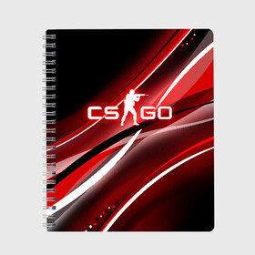 Тетрадь с принтом CS GO в городе Новоалтайск, 100% бумага | 48 листов, плотность листов — 60 г/м2, плотность картонной обложки — 250 г/м2. Листы скреплены сбоку удобной пружинной спиралью. Уголки страниц и обложки скругленные. Цвет линий — светло-серый
 | astralis | awp | counter strike | cs go | cs go global offensive | faze clan | hyper beast | team liquid | астралис | тим ликвид | фейз клан | хайпер бист