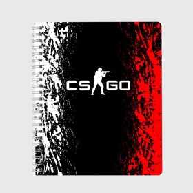 Тетрадь с принтом CS GO в городе Новоалтайск, 100% бумага | 48 листов, плотность листов — 60 г/м2, плотность картонной обложки — 250 г/м2. Листы скреплены сбоку удобной пружинной спиралью. Уголки страниц и обложки скругленные. Цвет линий — светло-серый
 | astralis | awp | counter strike | cs go | cs go global offensive | faze clan | hyper beast | team liquid | астралис | тим ликвид | фейз клан | хайпер бист