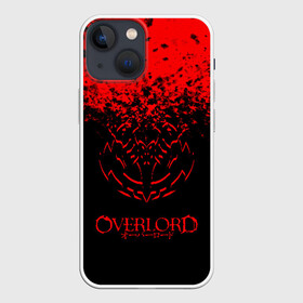 Чехол для iPhone 13 mini с принтом красный спрей оверлорд в городе Новоалтайск,  |  | overlord | аниме | гранж | лого | логотип | оверлорд | сериал | текстура