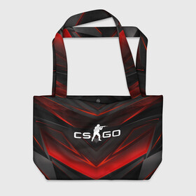 Пляжная сумка 3D с принтом CS GO в городе Новоалтайск, 100% полиэстер | застегивается на металлическую кнопку; внутренний карман застегивается на молнию. Стенки укреплены специальным мягким материалом, чтобы защитить содержимое от несильных ударов
 | astralis | awp | counter strike | cs go | cs go global offensive | faze clan | hyper beast | team liquid | астралис | тим ликвид | фейз клан | хайпер бист
