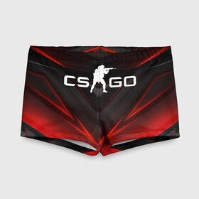 Детские купальные плавки 3D с принтом CS GO в городе Новоалтайск, Полиэстер 85%, Спандекс 15% | Слитный крой, подклад по переду изделия, узкие бретели | Тематика изображения на принте: astralis | awp | counter strike | cs go | cs go global offensive | faze clan | hyper beast | team liquid | астралис | тим ликвид | фейз клан | хайпер бист