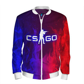 Мужской бомбер 3D с принтом CS GO FIRE в городе Новоалтайск, 100% полиэстер | застегивается на молнию, по бокам два кармана без застежек, по низу бомбера и на воротнике - эластичная резинка | astralis | awp | counter strike | cs go | cs go global offensive | faze clan | fire | flame | hyper beast | team liquid | астралис | тим ликвид | фейз клан | хайпер бист