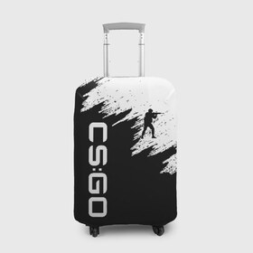 Чехол для чемодана 3D с принтом CS GO в городе Новоалтайск, 86% полиэфир, 14% спандекс | двустороннее нанесение принта, прорези для ручек и колес | astralis | awp | counter strike | cs go | cs go global offensive | faze clan | hyper beast | team liquid | астралис | тим ликвид | фейз клан | хайпер бист