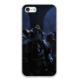 Чехол для iPhone 5/5S матовый с принтом WARHAMMER 40K в городе Новоалтайск, Силикон | Область печати: задняя сторона чехла, без боковых панелей | abaddon | armada | battlefleet gothic | black legion | warhammer 40k | абаддон | чёрный легион