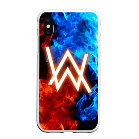 Чехол для iPhone XS Max матовый с принтом ALAN WALKER в городе Новоалтайск, Силикон | Область печати: задняя сторона чехла, без боковых панелей | Тематика изображения на принте: alan walker | aw | electro | electro music | music | алан уокер | музыка | музыкант | электро | электронная музыка