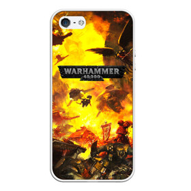 Чехол для iPhone 5/5S матовый с принтом WARHAMMER 40K в городе Новоалтайск, Силикон | Область печати: задняя сторона чехла, без боковых панелей | abaddon | armada | battlefleet gothic | black legion | warhammer 40k | абаддон | чёрный легион