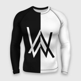 Мужской рашгард 3D с принтом ALAN WALKER в городе Новоалтайск,  |  | alan walker | aw | electro | electro music | music | алан уокер | музыка | музыкант | электро | электронная музыка