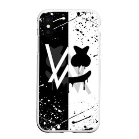 Чехол для iPhone XS Max матовый с принтом ALAN WALKER x MARSHMELLO в городе Новоалтайск, Силикон | Область печати: задняя сторона чехла, без боковых панелей | alan walker | aw | electro | electro music | marshmello | music | алан уокер | маршмелло | музыка | музыкант | электро | электронная музыка