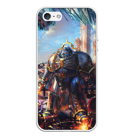 Чехол для iPhone 5/5S матовый с принтом WARHAMMER 40K в городе Новоалтайск, Силикон | Область печати: задняя сторона чехла, без боковых панелей | abaddon | armada | battlefleet gothic | black legion | warhammer 40k | абаддон | чёрный легион