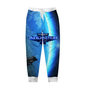 Мужские брюки 3D с принтом WARHAMMER 40K в городе Новоалтайск, 100% полиэстер | манжеты по низу, эластичный пояс регулируется шнурком, по бокам два кармана без застежек, внутренняя часть кармана из мелкой сетки | Тематика изображения на принте: abaddon | armada | battlefleet gothic | black legion | warhammer 40k | абаддон | чёрный легион