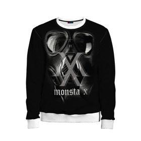 Детский свитшот 3D с принтом Monsta X в городе Новоалтайск, 100% полиэстер | свободная посадка, прямой крой, мягкая тканевая резинка на рукавах и понизу свитшота | dramarama | edm | hyungwon | idol | im | j pop | jooheon | k pop | kihyun | kpop | minhyuk | mv | shownu | the code | wonho | вонхо | монста х | хип хоп