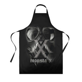 Фартук 3D с принтом Monsta X в городе Новоалтайск, 100% полиэстер | общий размер — 65 х 85 см, ширина нагрудника — 26 см, горловина — 53 см, длина завязок — 54 см, общий обхват в поясе — 173 см. Принт на завязках и на горловине наносится с двух сторон, на основной части фартука — только с внешней стороны | dramarama | edm | hyungwon | idol | im | j pop | jooheon | k pop | kihyun | kpop | minhyuk | mv | shownu | the code | wonho | вонхо | монста х | хип хоп