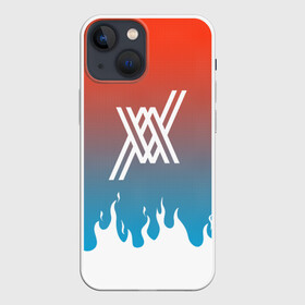 Чехол для iPhone 13 mini с принтом two XX flame в городе Новоалтайск,  |  | darling in the franxx | franxx. | zero two