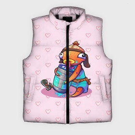 Мужской жилет утепленный 3D с принтом Рыба Фортнайт в городе Новоалтайск,  |  | epic | fortnite | рыба | фортнайт | эпик