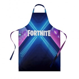 Фартук 3D с принтом FORTNITE X в городе Новоалтайск, 100% полиэстер | общий размер — 65 х 85 см, ширина нагрудника — 26 см, горловина — 53 см, длина завязок — 54 см, общий обхват в поясе — 173 см. Принт на завязках и на горловине наносится с двух сторон, на основной части фартука — только с внешней стороны | epic | fortnite | фортнайт | эпик