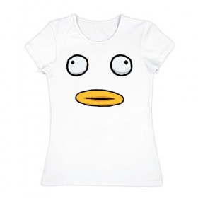 Женская футболка хлопок с принтом Fishstick в городе Новоалтайск, 100% хлопок | прямой крой, круглый вырез горловины, длина до линии бедер, слегка спущенное плечо | epic | fortnite | фортнайт | эпик