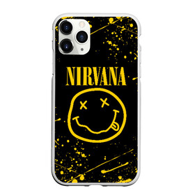 Чехол для iPhone 11 Pro матовый с принтом NIRVANA в городе Новоалтайск, Силикон |  | nirvana | smile | курт кобейн | нирвана | смайл