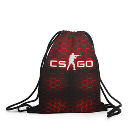 Рюкзак-мешок 3D с принтом CS GO в городе Новоалтайск, 100% полиэстер | плотность ткани — 200 г/м2, размер — 35 х 45 см; лямки — толстые шнурки, застежка на шнуровке, без карманов и подкладки | astralis | awp | counter strike | cs go | cs go global offensive | faze clan | hyper beast | team liquid | астралис | тим ликвид | фейз клан | хайпер бист
