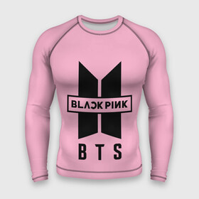 Мужской рашгард 3D с принтом BTS and BLACKPINK в городе Новоалтайск,  |  | bangtan boys | black | blackpink | bt21 | bts | k pop | pink | rose | блек пинк | блекпинк | блэк пинк | блэкпинк | бтс
