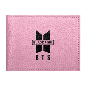 Обложка для студенческого билета с принтом BTS and BLACKPINK в городе Новоалтайск, натуральная кожа | Размер: 11*8 см; Печать на всей внешней стороне | bangtan boys | black | blackpink | bt21 | bts | k pop | pink | rose | блек пинк | блекпинк | блэк пинк | блэкпинк | бтс